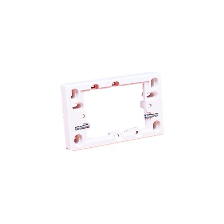 HPM 18mm Deep GPO Surface Mounting Block White
