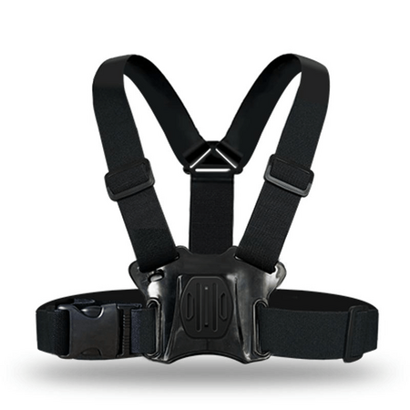 Body Cam Chest Harness | Adjustable Telescopic Buckle | Plug-in Connection | Black | by HIKVISION