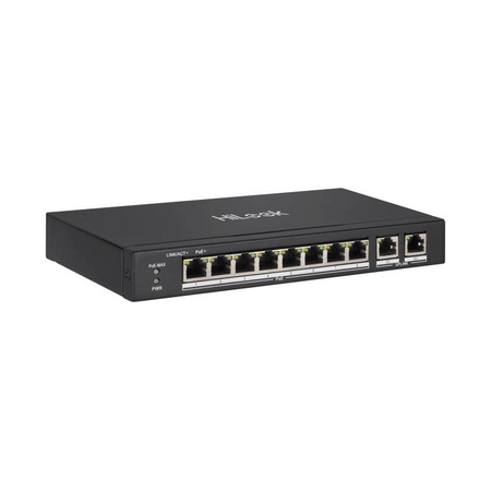 8 Port PoE Switch HIKVISION HILOOK NS-0310P-60 | 60W Output | 2 Uplink Ports | by HIKVISION
