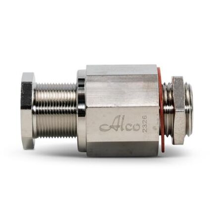 Cable Gland Brass Hazardous Weatherproof M20 Unarmoured Cable Diameter 10-14mm Thread Length 12mm