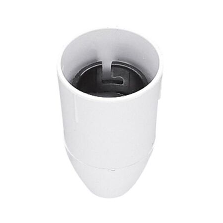 Lamp holder Bayonet cap with cord grip white - 4 terminals
