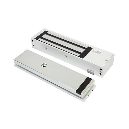Electro Magnetic Single Maglock 580kg | Non Monitored | LED Status Light | Anti-Tamper Fixing Plate | by LOX Locking
