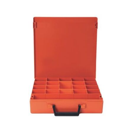 RolaCase Case 370x370x85mm With Dividers Orange
