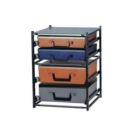 RolaCase Frame 4x Drawers With 4x Cases Assembled