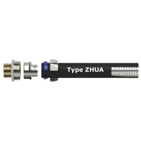 Flexible Metal Conduit Zero Halogen Low Smoke Anaconda ZHUA Diameter 63mm Black Length 15m