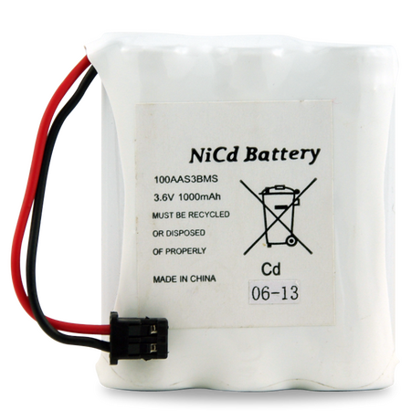 3.6V NiCad Cordless Phone Battery | 1000mAh Capacity | Rechargeable | by Powercell