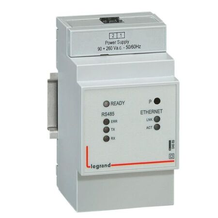 IP - RS485 and Ethernet converter 90V~ to 260V~ - 3 modules