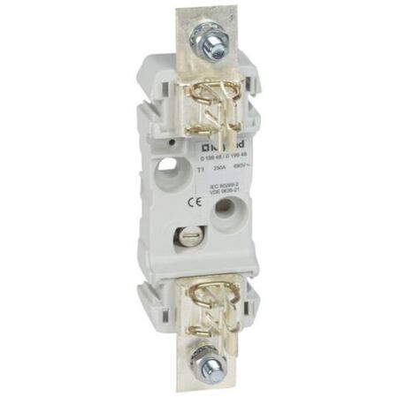 Base for blade type cartridge fuse - 1P bare - size 1 - 250 A