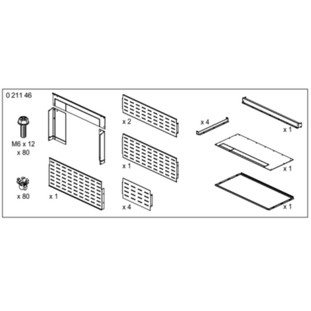 DMX³ 6300 compartment kit - for form 4b