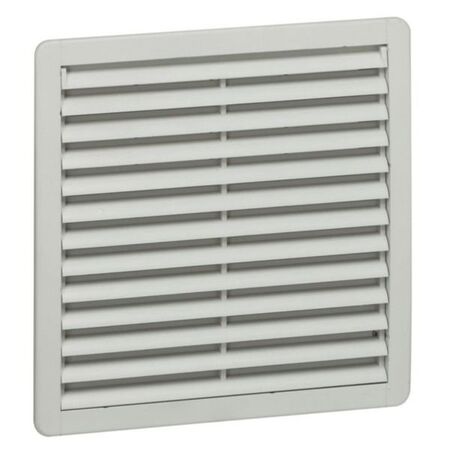 Plastic louvre - IP 54 - 250x250 mm - with filter G 3 - RAL 7035 Plastic louvre - IP 54 - 250x250 mm - with filter G 3 - RAL 7035
