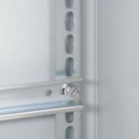 Sectioned uprights (2) Lina 25 - for cabinets height 500 mm - L. 437 mm