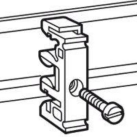 Fixing equipment - on rails EN 60715 - for M5 screw