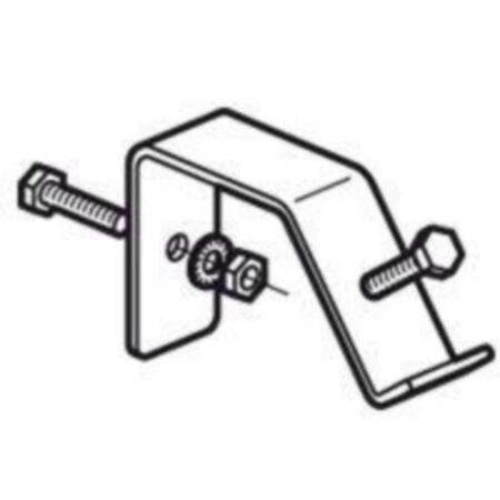 Supports (2) - for 45° rail slope - with 4 M6 screws, nuts, washers