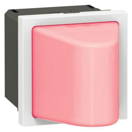 Mosaic™ - Bulkhead - 12-24 V~/= - 0.6 W - 2 modules - Red