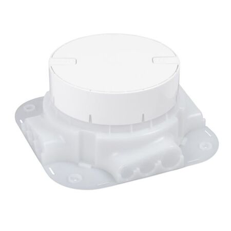 Auto-Adjustable backbox for Round floor boxes IP66/IK09.