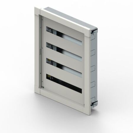 Metal cabinet XL³ S 160 flush mounting 4 rows of 24 modules