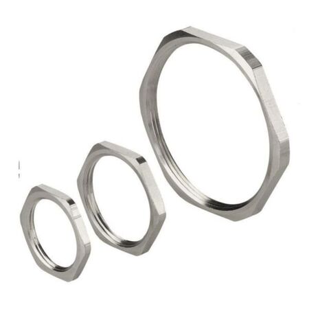 Metal locking nut - PG 13.5