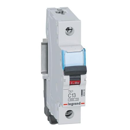 MCB TX3 6000A 1 pole 13A curve C