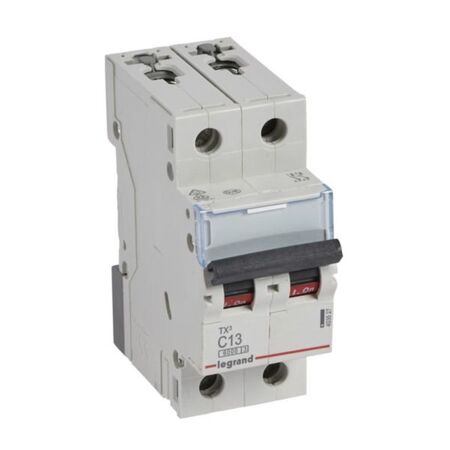 MCB TX3 6000A 2 pole 13A curve C