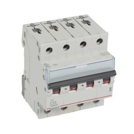 MCB TX3 6000A 4 pole 10A curve C