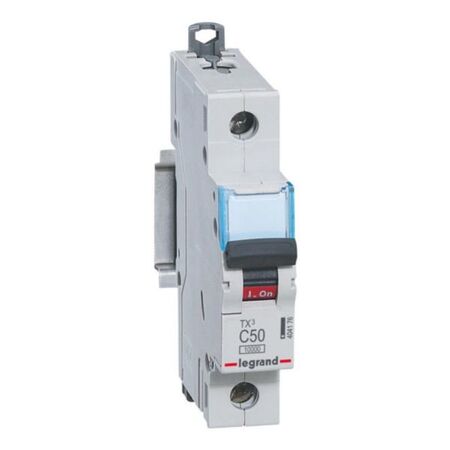 MCB TX3 10000A 1 pole 50A curve C