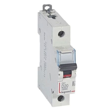 MCB DX3 6000A 1 pole 20A curve D
