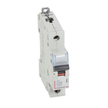 MCB DX3 6000A 1 pole 50A curve D