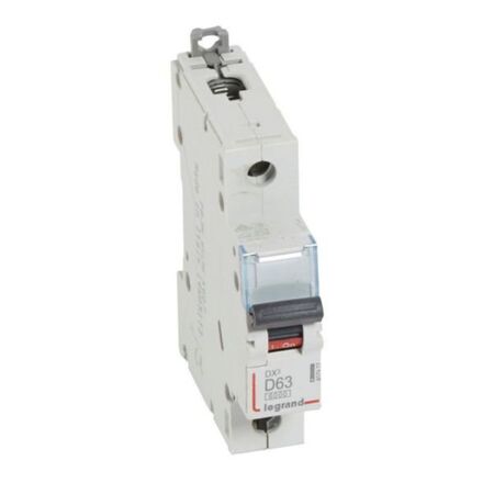 MCB DX3 6000A 1 pole 63A curve D