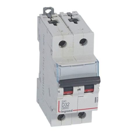 MCB DX3 6000A 2 pole 32A curve D