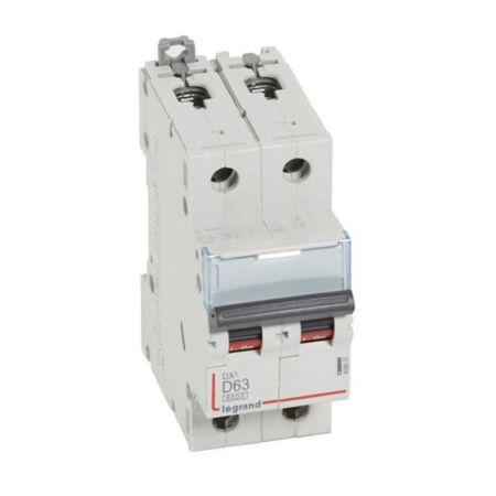 MCB DX3 6000A 2 pole 63A curve D