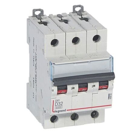 MCB DX3 6000A 3 pole 32A curve D