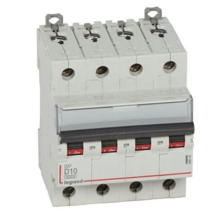 MCB DX3 6000A 4 pole 10A curve D
