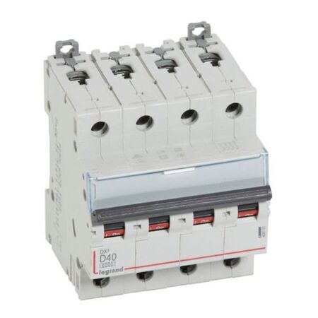 MCB DX3 6000A 4 pole 40A curve D