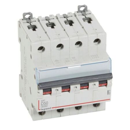 MCB DX3 6000A 4 pole 50A curve D