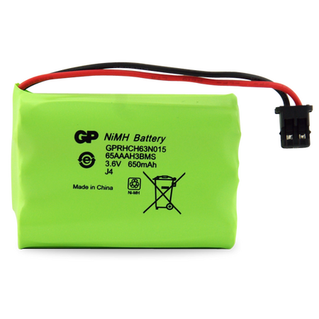 3.6V NiMH Cordless Phone Battery | 650mAh Capacity | Compatible with Panasonic & Uniden | by Powercell