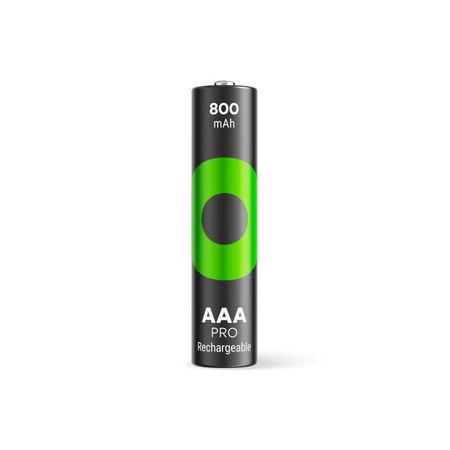 AAA Rechargeable Battery | 800mAh Capacity | Low Self-Discharge | @Card of 4 | by Powercell