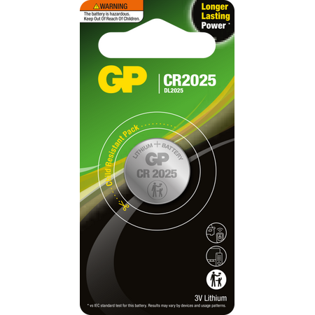 3V Lithium Coin Cell Battery | Long Shelf Life | Compact Size | @Card of 1 | by Powercell