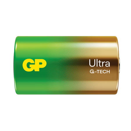 GP Ultra Alkaline D Battery | 1.5V Voltage | Long-Lasting Power | @Card of 2 | by Powercell