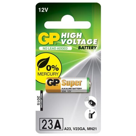 12V Alkaline High Voltage Battery | 38mAh Capacity | Compact Size | by Powercell