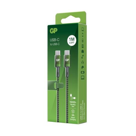 USB-C to USB-C Charge Sync Cable | 60W Fast Charging | 480Mbps Data Transfer | Nylon Braided | by Powercell