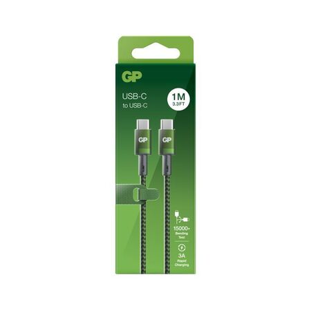 USB-C to USB-C Charge Sync Cable | 60W Fast Charging | 480Mbps Data Transfer | Nylon Braided | by Powercell