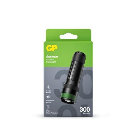 300Lm LED Torch | Ultra-Bright 300-Lumen Output | Adjustable Beam | IPX4 Water Resistant | by Powercell