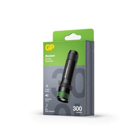 300Lm LED Torch | Ultra-Bright 300-Lumen Output | Adjustable Beam | IPX4 Water Resistant | by Powercell