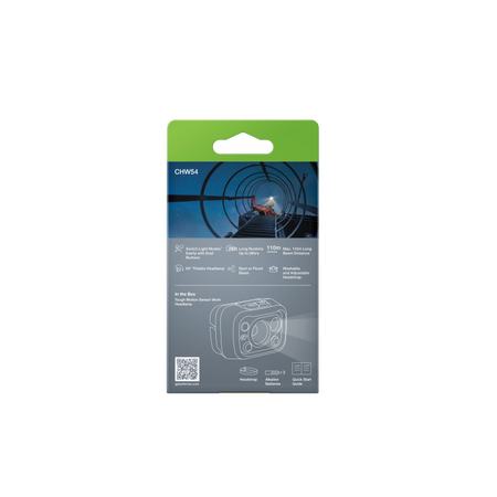 GP Discovery Consumer Headlamp | 375 Lumens | Tough Motion Sensor | IPX5 Water Resistant | by Powercell