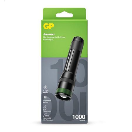 Rechargeable Consumer Torch | 1000 Lumens | IPX7 Waterproof | 170m Beam Distance | by Powercell