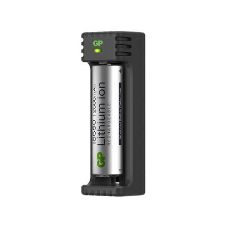 5V Single Slot Li-Ion Charger | Compatible with 10440-26650 | Intelligent Charging & Safety Features | by Powercell