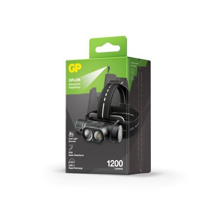 1200Lm Adventure Headlamp | IPX8 Water Resistant | 100 Hours Runtime | by Powercell