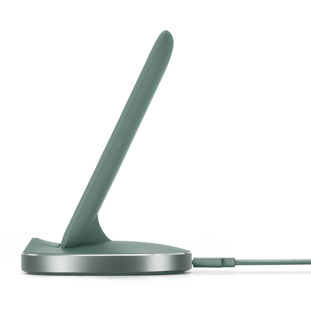 10W Wireless Charging Stand | Dual-Coil Design | Qi-Certified | Grey | by Powercell