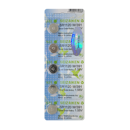 Silver Oxide Button Cell Battery GP391 | 1.55V | 80mAh Capacity | Compact Design | by Powercell