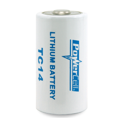 Powercell 3.6V 8.5Ah Lithium C Battery | Bobbin Construction | High Energy Density | Long Shelf Life | by Powercell